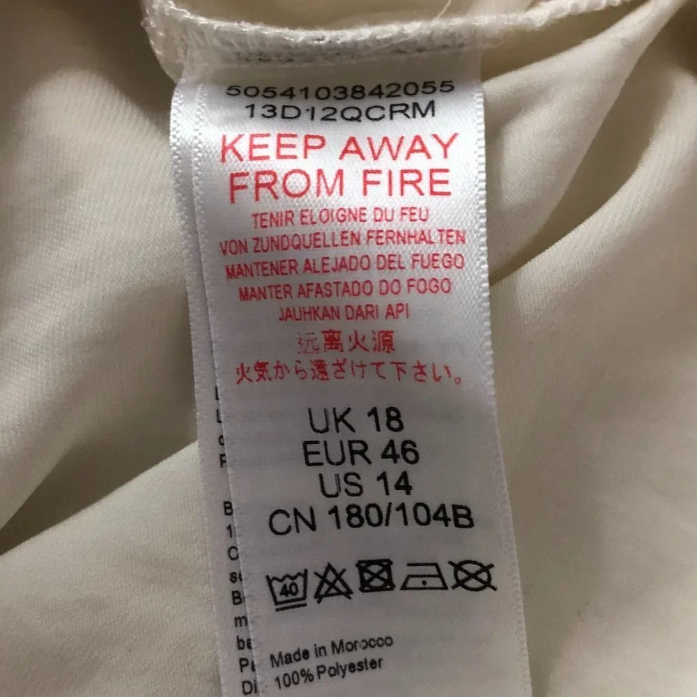 Topshop Cream Button-Up Blouse - Picture 14 of 16